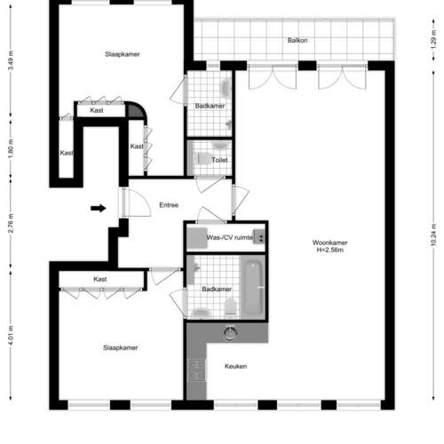 Foto #32 Appartement Utrechtsedwarsstraat Amsterdam