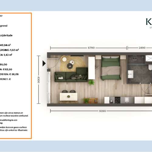 Foto #3 Appartement Kade Roosendaal