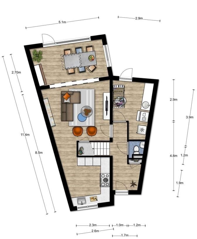 Woning aan de von Fraunhoferhof te Nijmegen